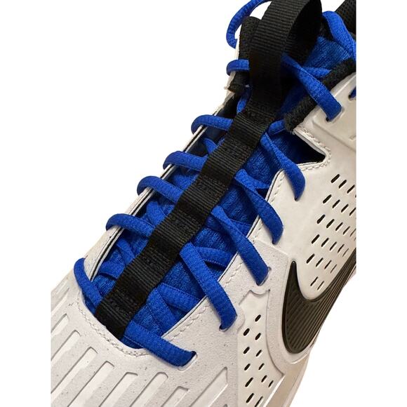 NEW Size 11 Nike Alpha Menace Strong Men\'s Football Cleats II5139-101 White Blue main image 5